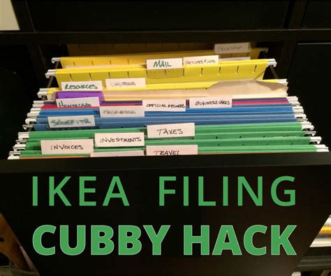 IKEA Expedit Filing Cabinet Hack : 6 Steps (with Pictures) - Instructables