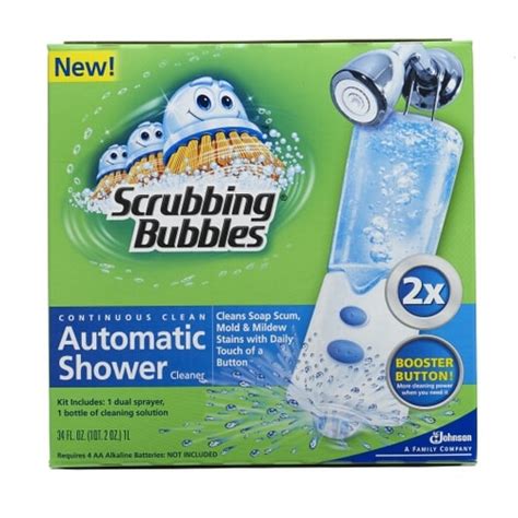 Scrubbing Bubbles 34 Oz Automatic Shower Cleaner Kit At