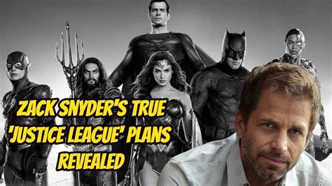 Zack Snyders True Justice League Plans Revealed The Real Snyder