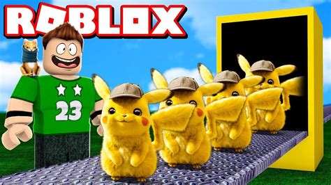 Nuestra Propia Fabrica De Detective Pikachu En Roblox Youtube