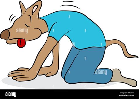 Cartoon Illustration Tired Worn Out Hi Res Stock Photography And Images