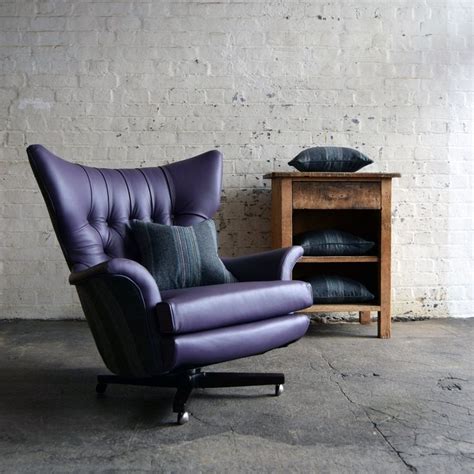 Free delivery and returns on ebay plus items for plus members. Purple Leather G Plan 6250 Swivel Chair | Koltuklar