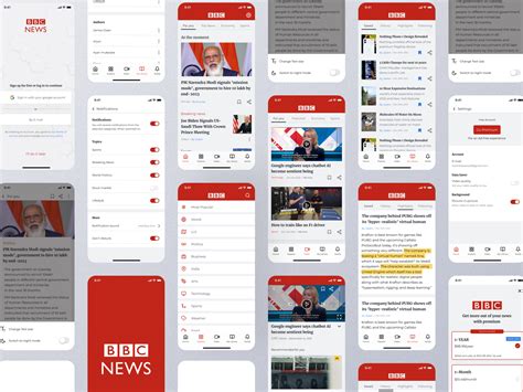 Bbc News App Ui Redesign By Karthik Basava On Dribbble
