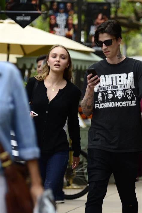 Lily Rose Depp And Ash Stymest Out Shopping In Los Angeles