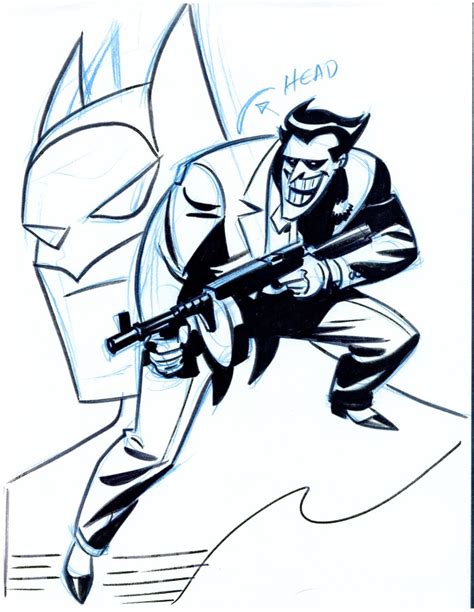 Joker And Batman By Bruce Timm Comic Art Community Gallery Of Comic Art