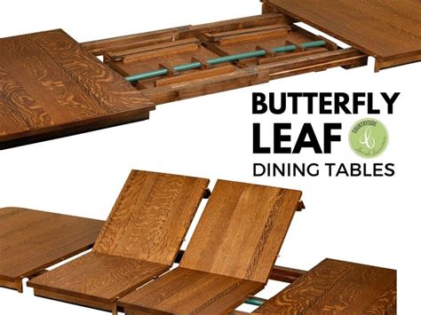 What Are Butterfly Leaf Dining Tables Countryside Amish Furniture