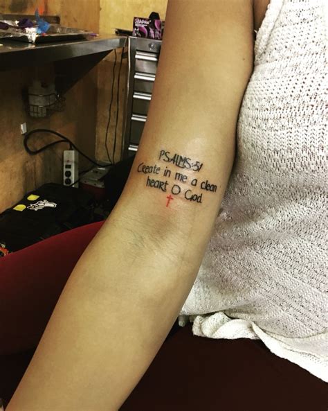 Cute Small Bible Verse Tattoos For Females Best Tattoo Ideas