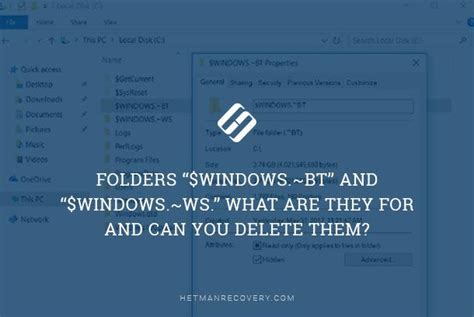 Folders Windows~bt And Windows~ws What Are They For And Can