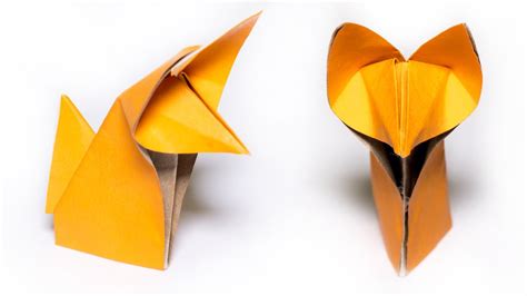 How To Make A Origami Fox Origami Animals Easy Cute Fox Fold Fun Step