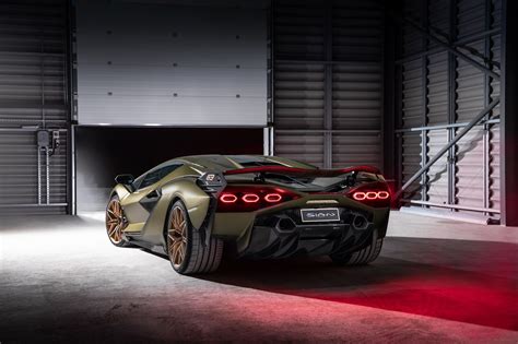 Lamborghini Sian 2021 Rear Wallpaperhd Cars Wallpapers4k Wallpapers
