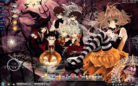 Halloween Anime Desktop By Zoei Chan On Deviantart