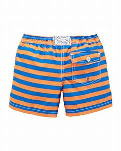 Ralph Childrenswear Traveler Striped Swim Trunks Size 2 7