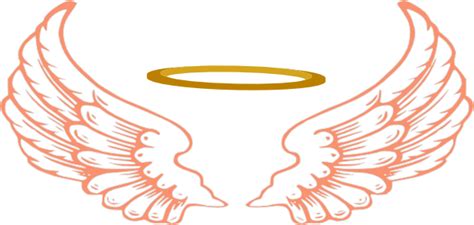 Angel Halo Wings Png Clipart Png Mart