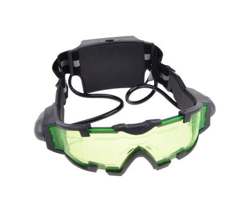 25 Feet Night Vision Goggles With Flip Out Lights Green