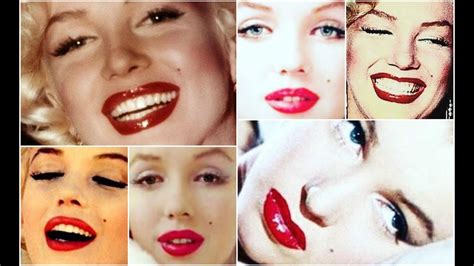 marilyn monroe s classic classy red lips 💋 youtube