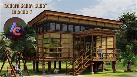 Modern Bahay Kubo Amakan Tiny House Design With Bedrooms Loft Type Youtube Village House
