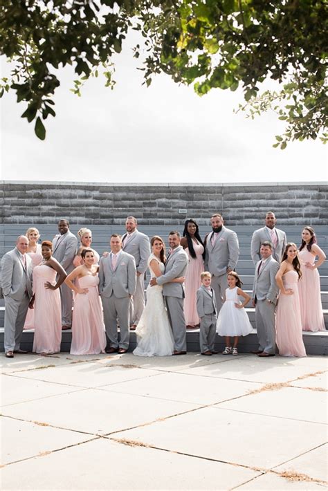 Pink And Gray Virginia Beach Wedding Aisle Society