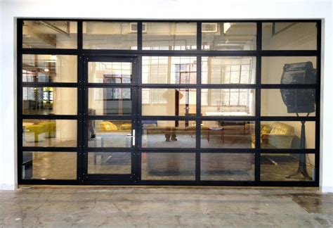 Glasspassingdoor Full View Aluminum Glass Garage Door With Passing