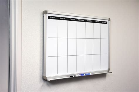 Weekly Calendar Dry Erase Scheduling Whiteboard