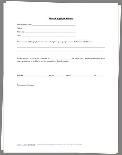 Free Printable Release Of Liability Form Printable Form Templates My