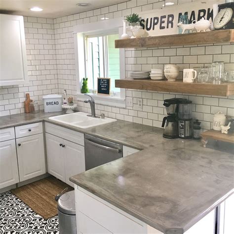 The Problem With Concrete Countertops That No One Talks About Trendy