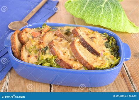 Bread Gratin Stock Photo Image Of Delicious Vegetable 66146856