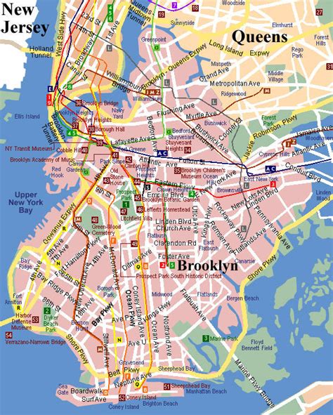 New York Mappa Turistica Cosa Vedere Nello New York Oltre Manhattan