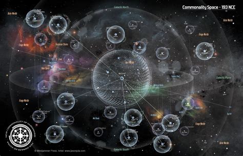 Commonality Space Galaxy Map Space Map Planet Map