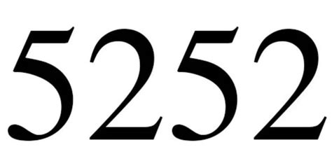 Numerologia Il Significato Del Numero 5252 Sito Web Informativo