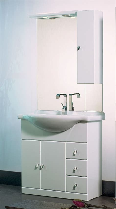 Mobile bagno curvo acquisti online su ebay. Mobile Bagno Cleo cm 95 bianco bh