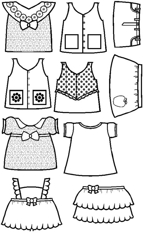 Kleurplaten Kleurplaat Kleding