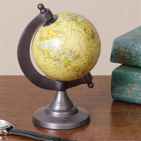 Vintage Style Desk Globe By Dibor