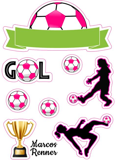 The Soccer Stickers Are All Different Colors