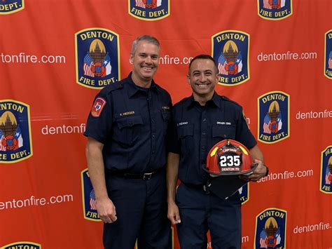 City Of Denton Fire Department On Twitter Congrats To Newly Promoted