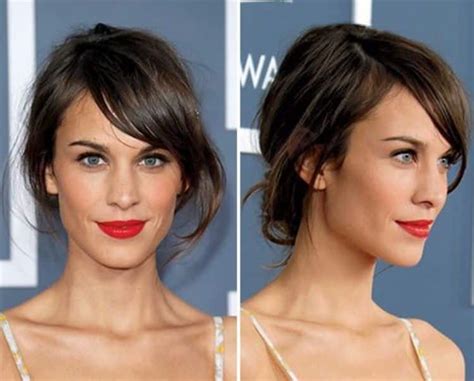 25 Hairstyles For Small Foreheads For Women Short And Long Ke