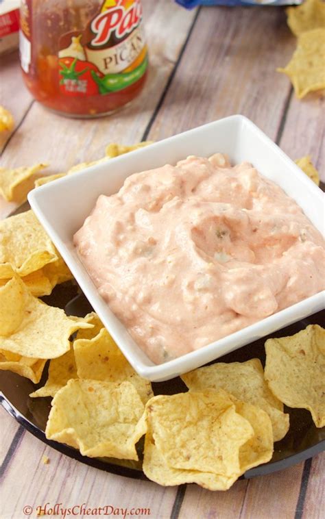 Easy Cream Cheese Salsa Dip Hollys Cheat Day