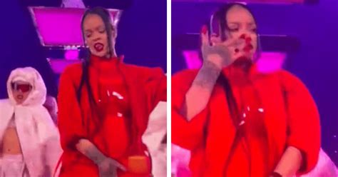 Rihanna Shocks Internet As She Grabs Her Crotch Before Licking Fingers At Super Bowl Halftime