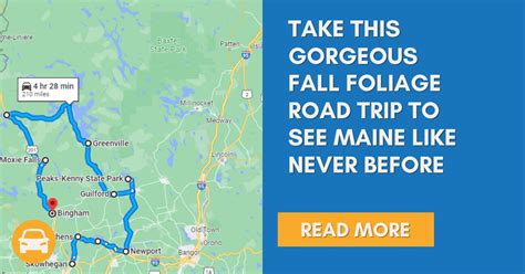 Fall Foliage Road Trip In Maine The Best Of Autum Colors