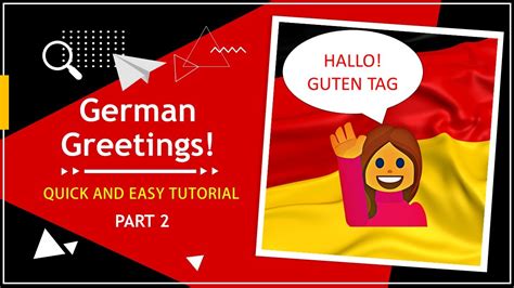 Greetings In German With Pronunciation Part 2 Youtube