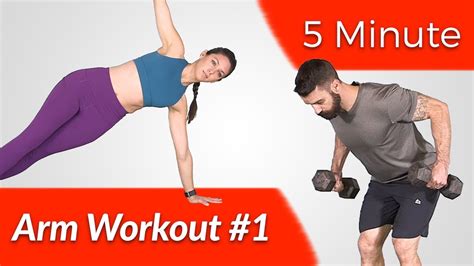 5 Minute Daily Arm Workout 1 Home Upper Body Routine For Men And Women