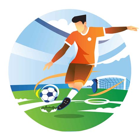 Football Vector Illustration Ai