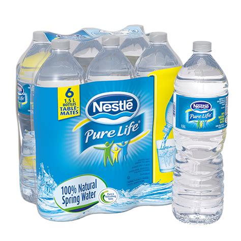 Nestlé Pure Life Natural Spring Water 15 L Pet Bottles Pack Of 6