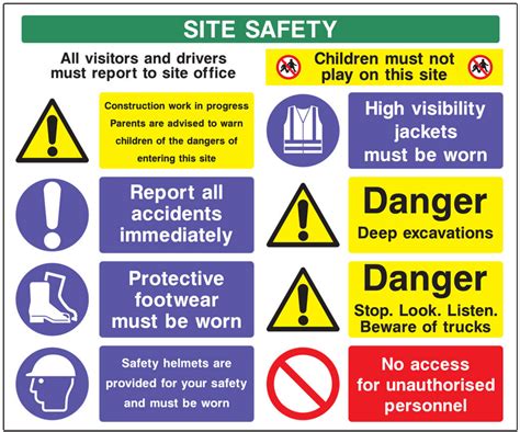 Health And Safety Signs In Cambridge Cambridgeshire Anglia Signs