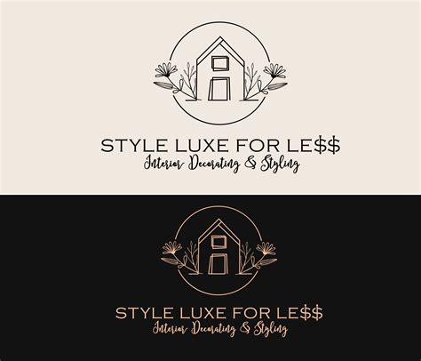 Interior Decoration Logo Design For Style Luxe For Less Interior