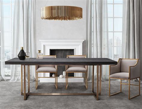 The astonishing table by if you're not into gold dining room furniture, spruce up your space with accessories or even lighting. Atara Cream Velvet Gold Chair | Gold dining room, Dining ...