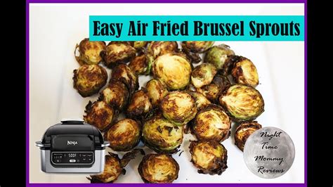 This crispy roasted brussels sprouts recipe is my favorite healthy side dish! AIR FRIED BRUSSEL SPROUTS | Ninja Foodi Grill Recipes ...