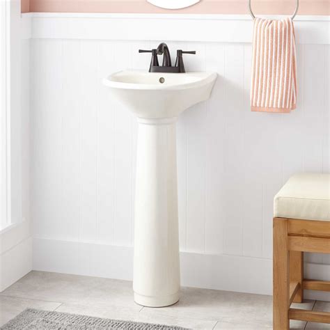5% coupon applied at checkout. Farnham Porcelain Mini Pedestal Sink - Bathroom
