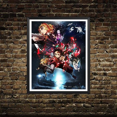 Anime Demon Slayer Canvas Wall Art Print Poster For Home Decor8 X 10