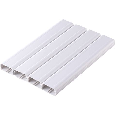 Onn White Connecting Cable Covers 4 Pack