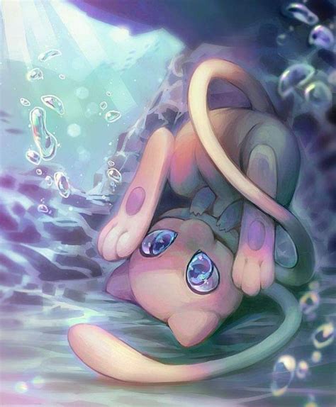 Pokemon Anime Playful Mew Art Poster 18x24 6024138 Pokemon Art